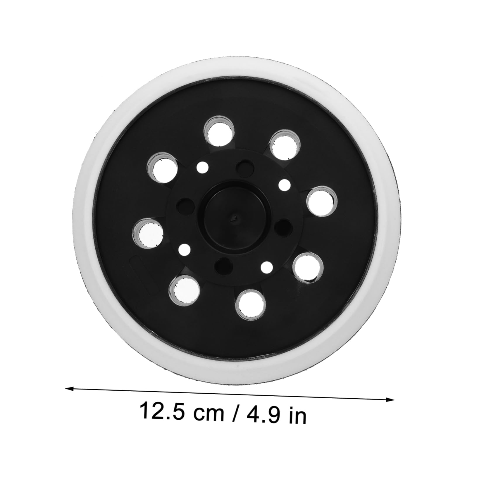 SOLUSTRE Medium 8 Hole Replacement Sanding Pad for Sander Dust Extraction Holes for Drywall Deck