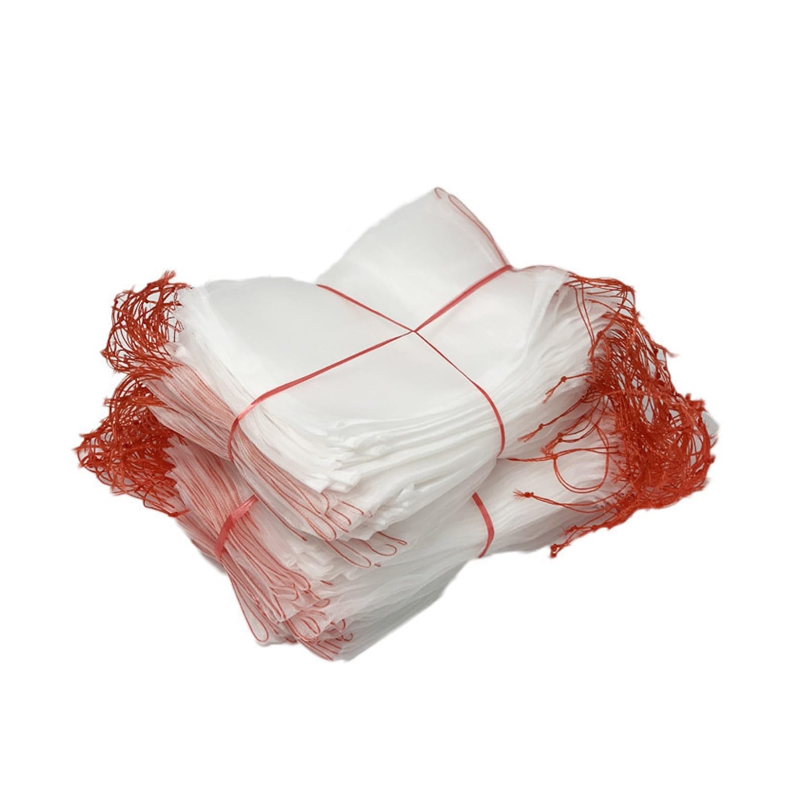 100 Uds Bolsa de Malla de UVA for Frutas y Verduras Bolsa multifunción Bolsas de protección de Frutas Reutilizables(30 x 20 cm)