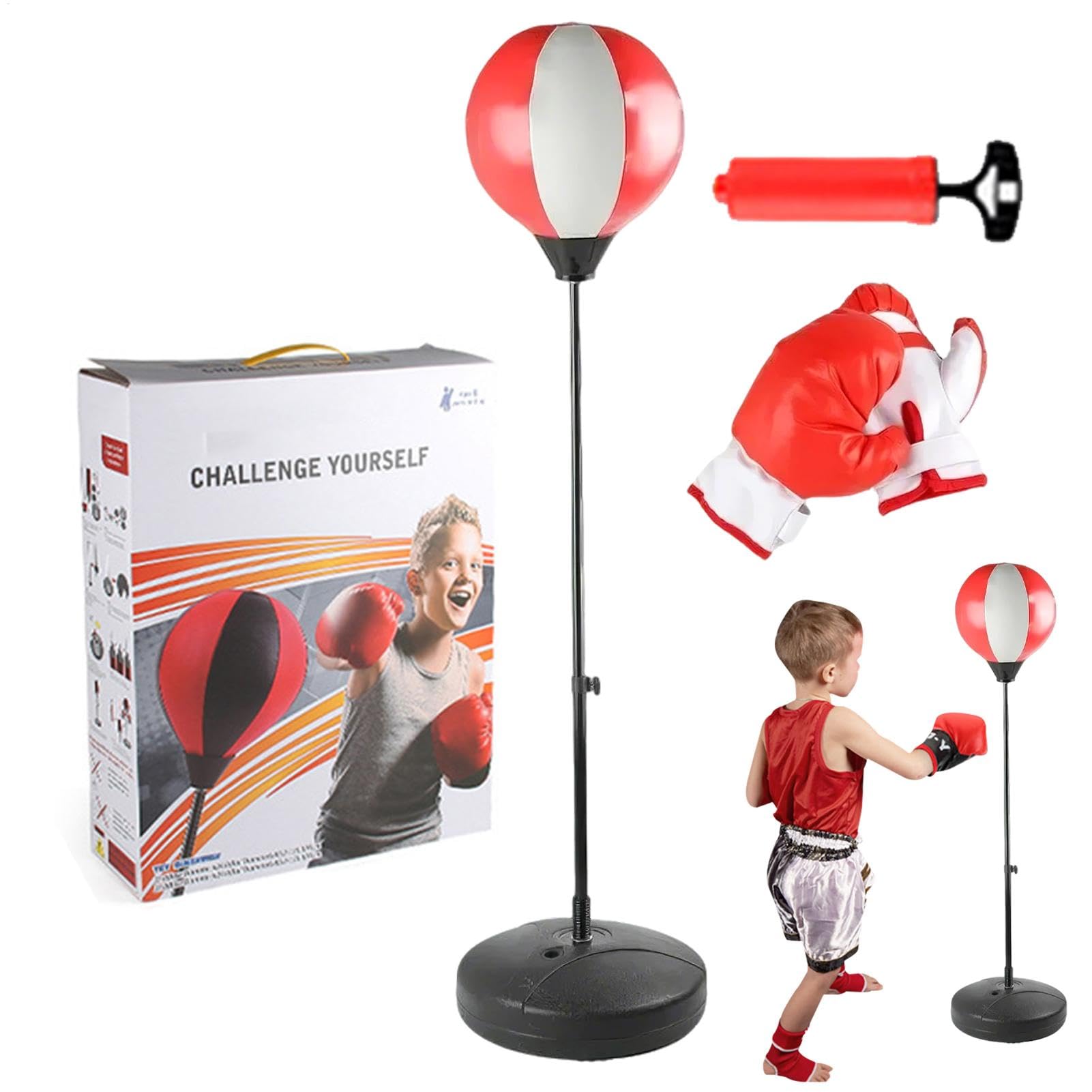 Borse da Colpo e Guanti, Borse da Colpo e Guanti per Adolescenti | Borsa da Colpo con Kit Base Vistaprint | Borsa da Colpo regolabile in Altezza, Giocattolo sportivo, Set di Borsa da Colpo con Guanti