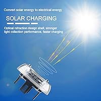 Vista 5 de Sidaqi Lámpara de cubo de rueda de automóvil de energía solar, luces LED para neumáticos con sensores de movimiento, 4 luces LED decorativas