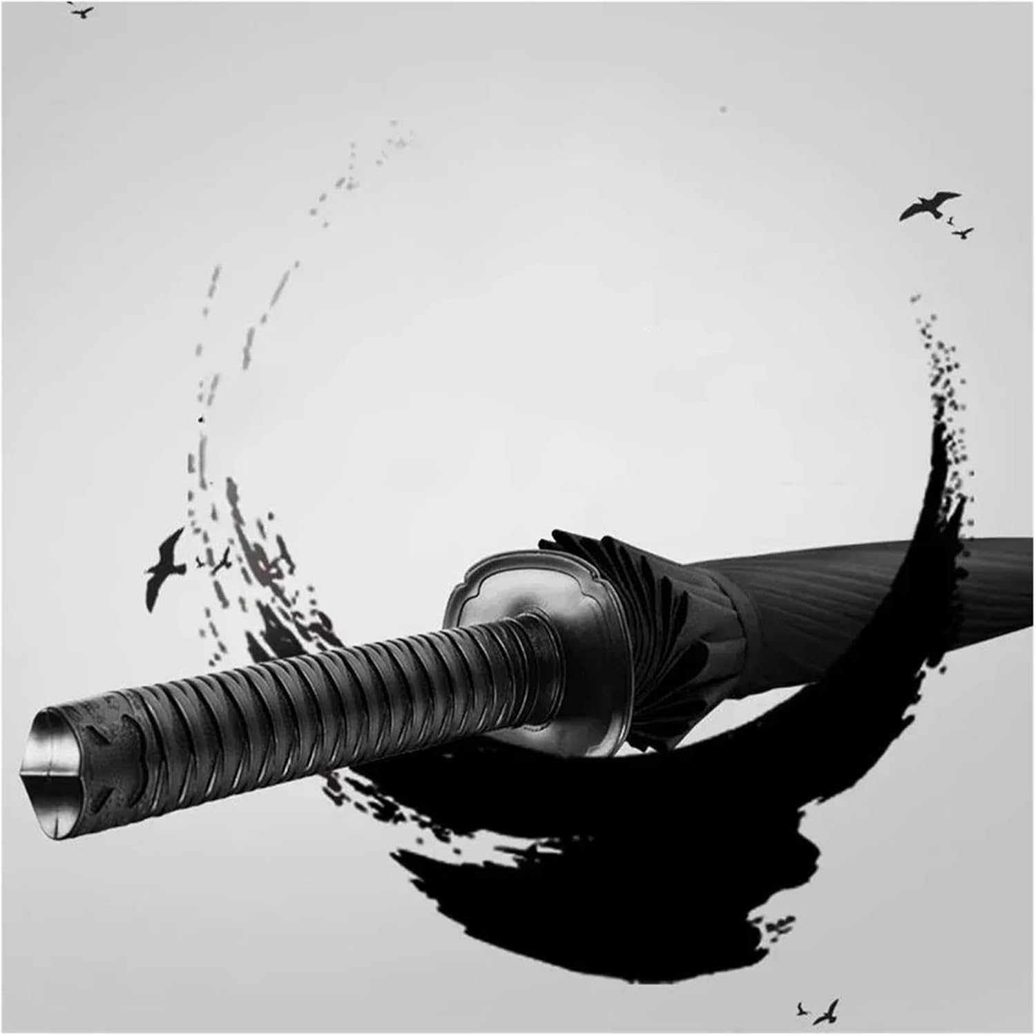 Japanese Samurai Style Creative Design Straight Pole Umbrella