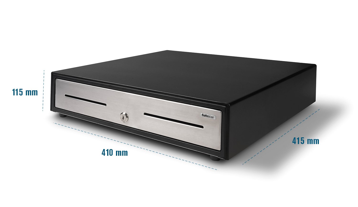 Safescan HD-4141S Heavy Duty Cash Drawer with 8 Coin and 4 Note Trays
