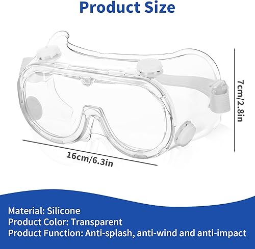 Miniatura 2 de Protector de pestañas y cejas ajustable, gafas de ducha, diseño apto para gafas, perfecto para proteger pestañas postizas