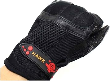 HAWK Men's Extra Large Gloves | Breathable Synthetic | Silicone Dotted Grip | Adjustable Wrist Ideal for Work & Driving | Ensures Dry & Comfortable Hands