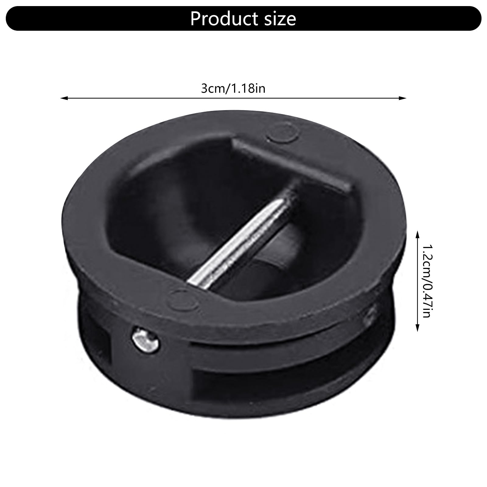 Lot De 2 Chevilles De Fixation Avec Cordon – Pour Bodyboard Ou Planche De Surf, Diamètre 41mm