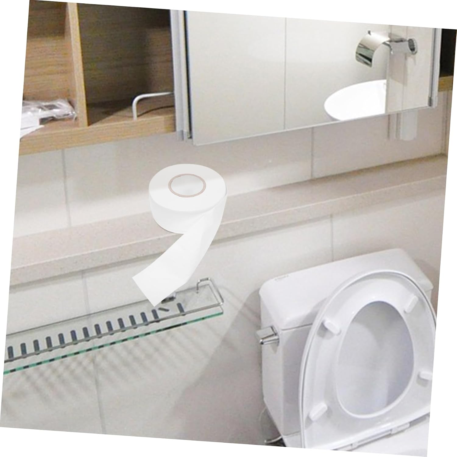 1roll Bathroom Toilet Paper Roll Three-ply Thick Tissue for High-traffic Areas Soft Absorbent Bathroom Napkin Supply for Hotels Restaurants Schools and Public Restrooms