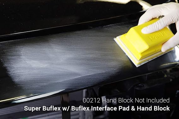 Super Buflex Flexible Dry Sanding Sheets Job-PAK, Green K-2000, U191-1532, 2 Sheets + 1 Buflex Interface Pad