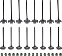 DriveFix Intake & Exhaust Valves with Stem Seals for Honda Accord 2.4L 03-07, Civic 2.0L 02-05, CR-V 02-09, Element 03-11, Acura RSX 02-06