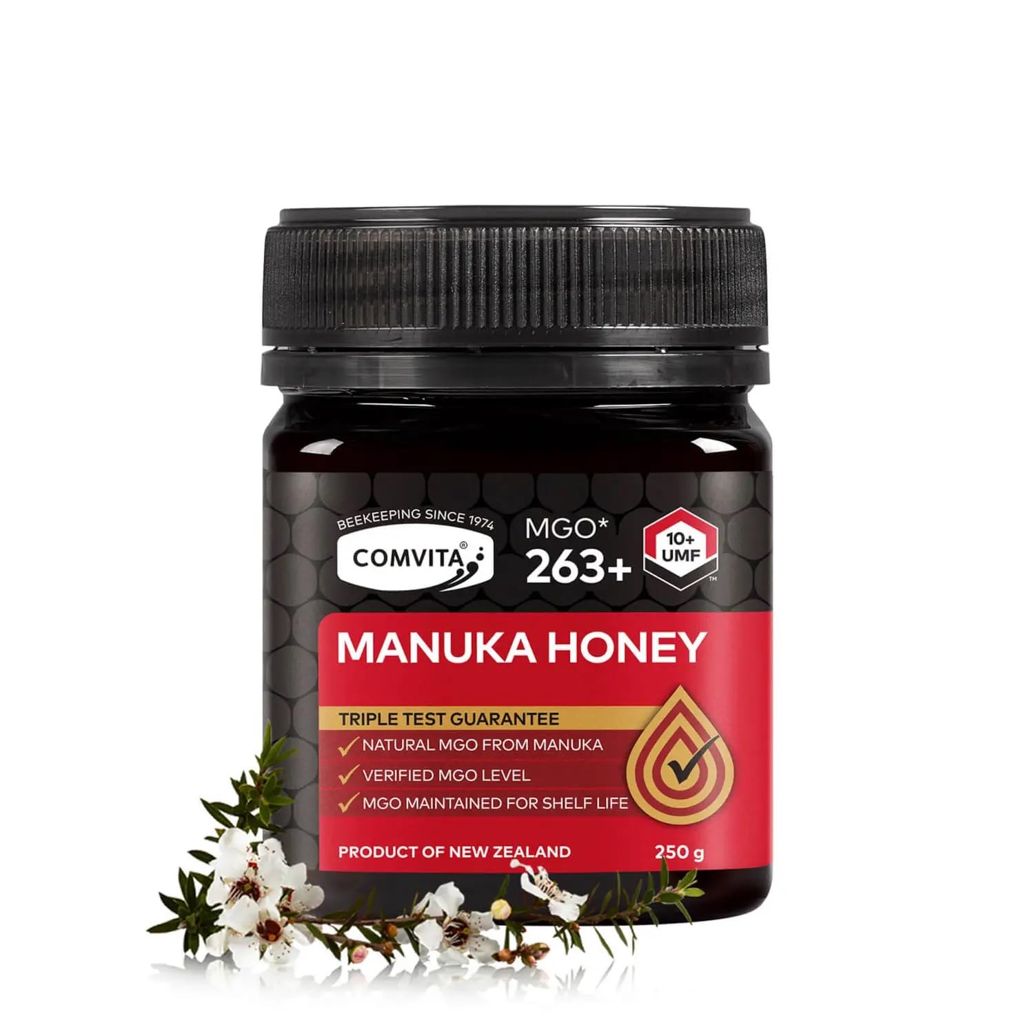 Manuka Honey 263+ MGO (10+ UMF) 250g (B0C9YH23Q3) Amazon Price History, Amazon Price Tracker