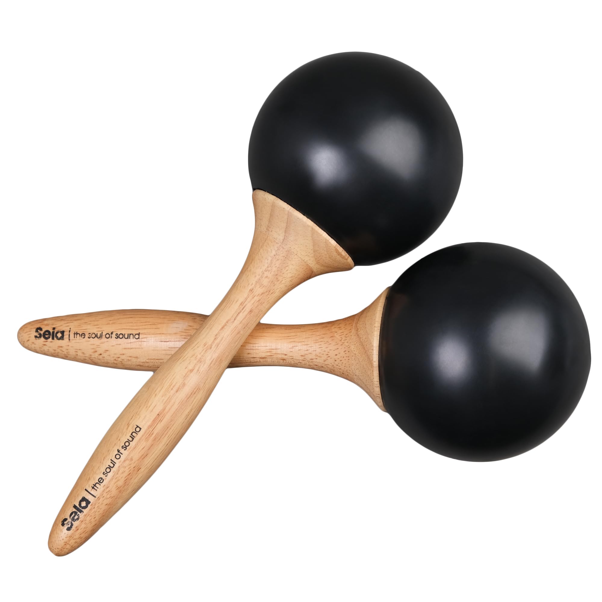selaMaracas - High Quality Percussion Instruments with Ergonomic Wooden Handle and Powerful Sound