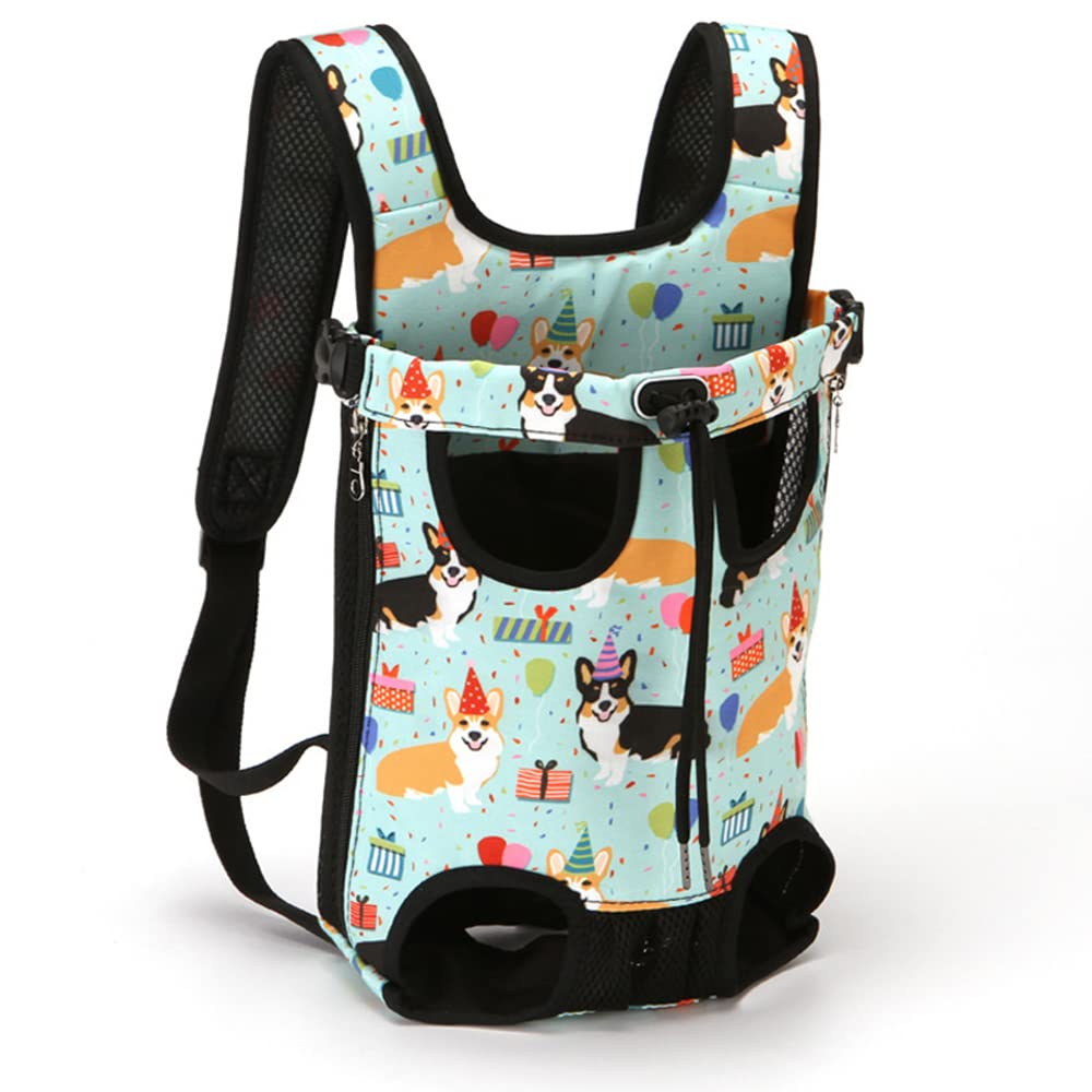 Haustier Hund Tragetasche Rucksack Känguru Atmungsaktiver Welpe Tragen Reisebeine Träger Hundezubehör Zubehör,D,XL