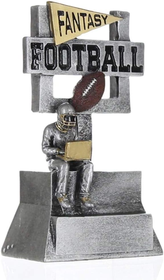 Decade Awards Personalized Fantasy Football Trophy - FFL Goalpost Award for Champion or League Winner - Custom Engraved Fantasy Football Prize - Customize Now (7 Inch)