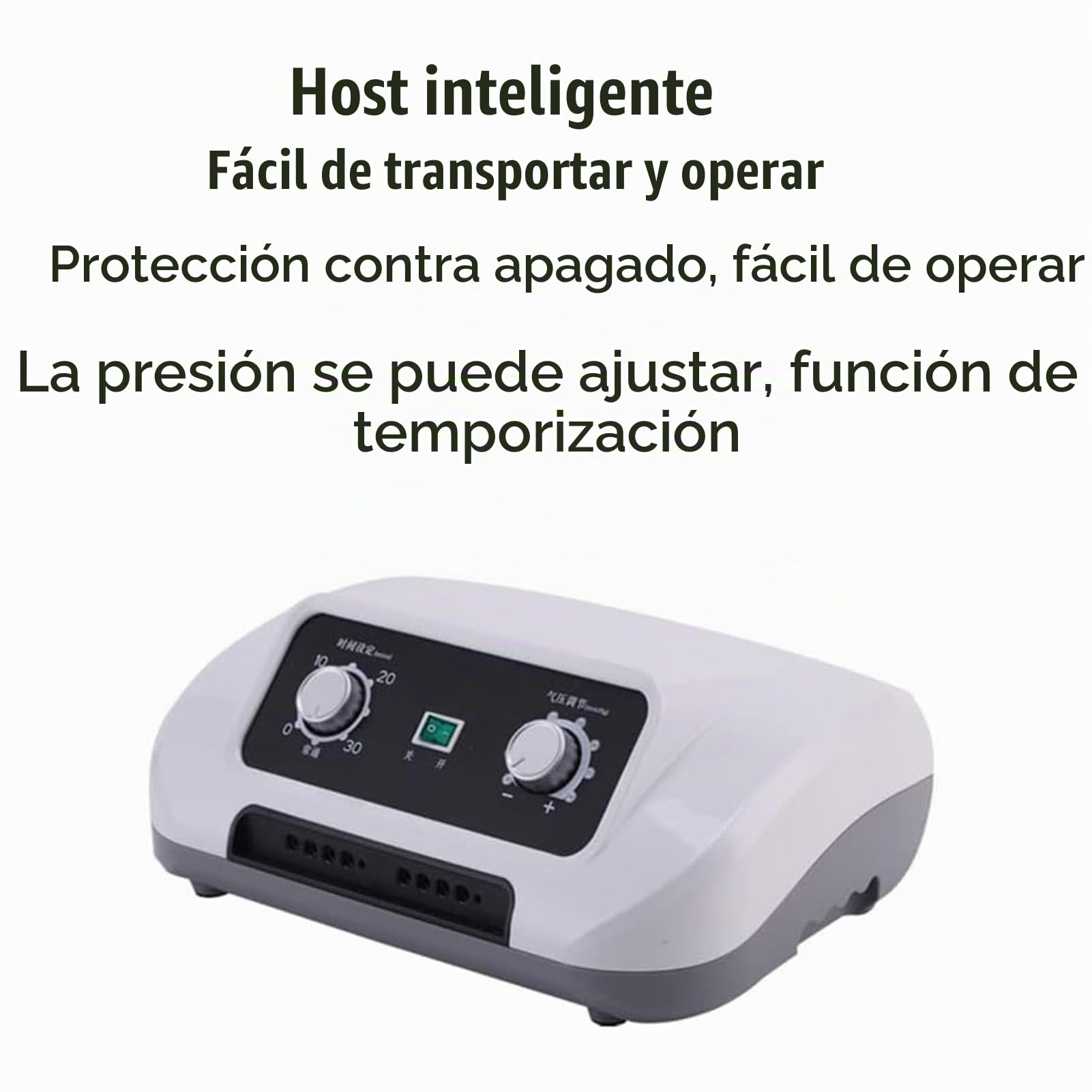 Masajeador De Piernas De Compresión De Aire De Drenaje Linfático De 6 Cavidades,Botas Eléctricas De Masaje De Piernas para Circulación Brazo Pierna Cintura Envolturas Máquina De Masaje Dolor Relajar