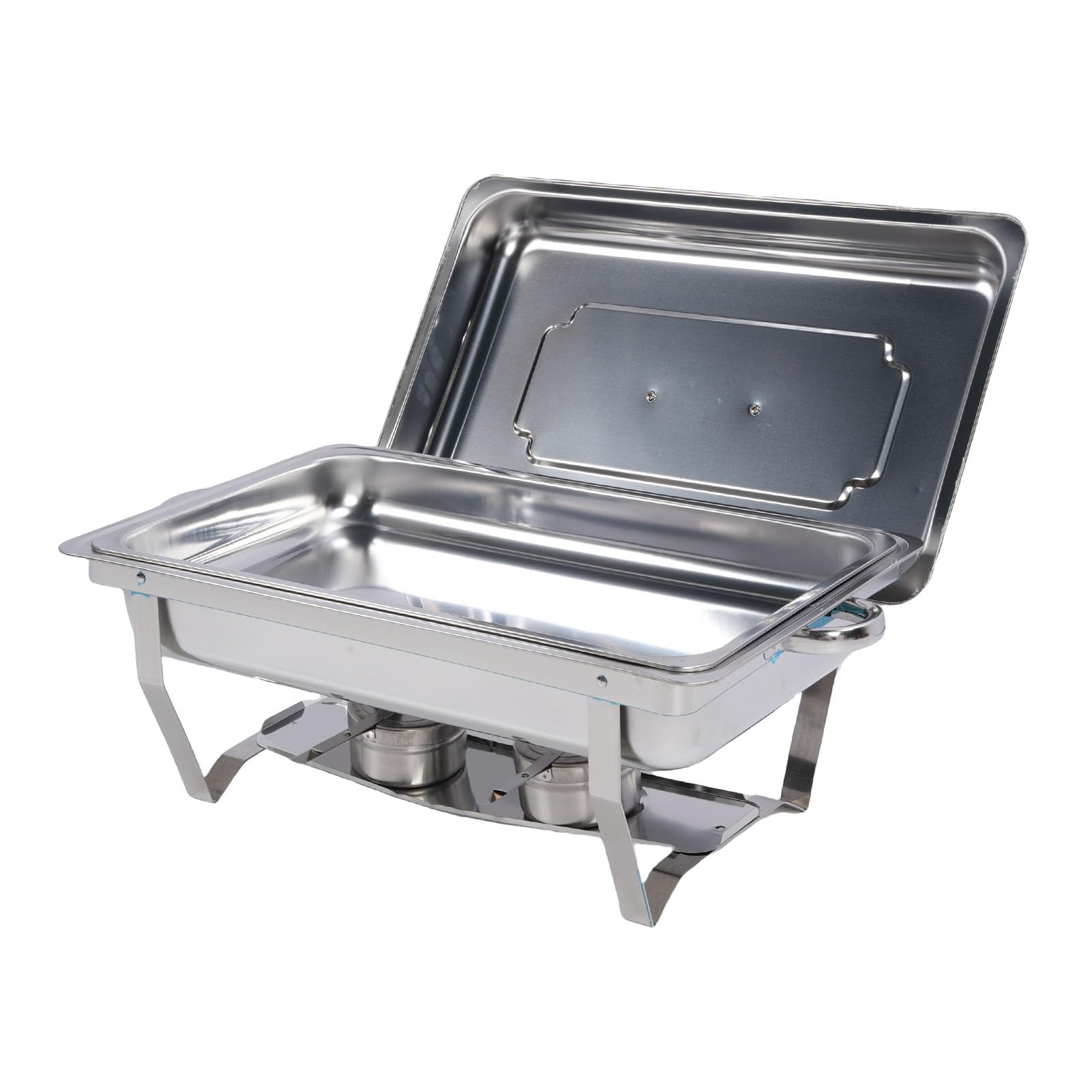 Haofy Set di Piatti a Buffet in Acciaio Inossidabile con Conservazione del Calore Prolungata, Multifunzionale per Eventi, Matrimoni, Catering per Esterni, Picnic, Famiglie, Ristoratori