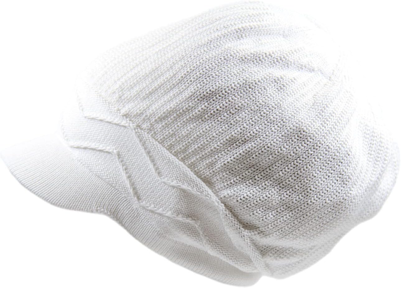 100% Cotton Rasta Dreadlock Wave Beanie Visor