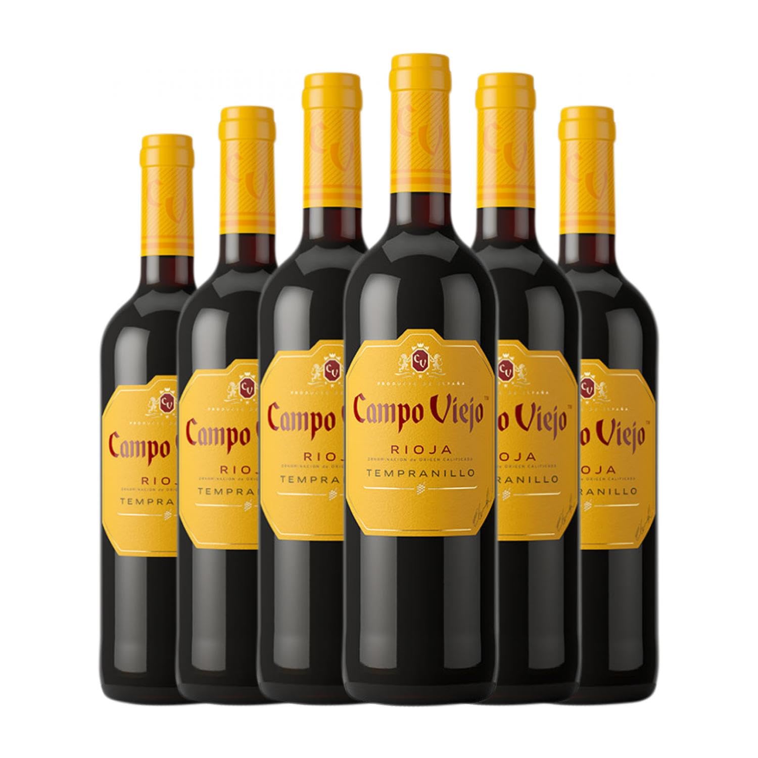 Campo Viejo Tempranillo Rioja 75 cl (Schachtel mit 6 Flaschen von 75 cl)