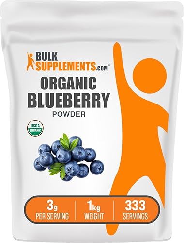 Miniatura 10 de BULKSUPPLEMENTS.COM Polvo de arándanos - Polvo de frutas de arándanos silvestres - Suplemento de antocianina - Suplemento de arándanos - Polvo de