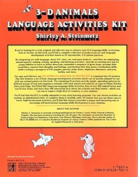 Paperback 3-D Animals Language Activities Kit Book