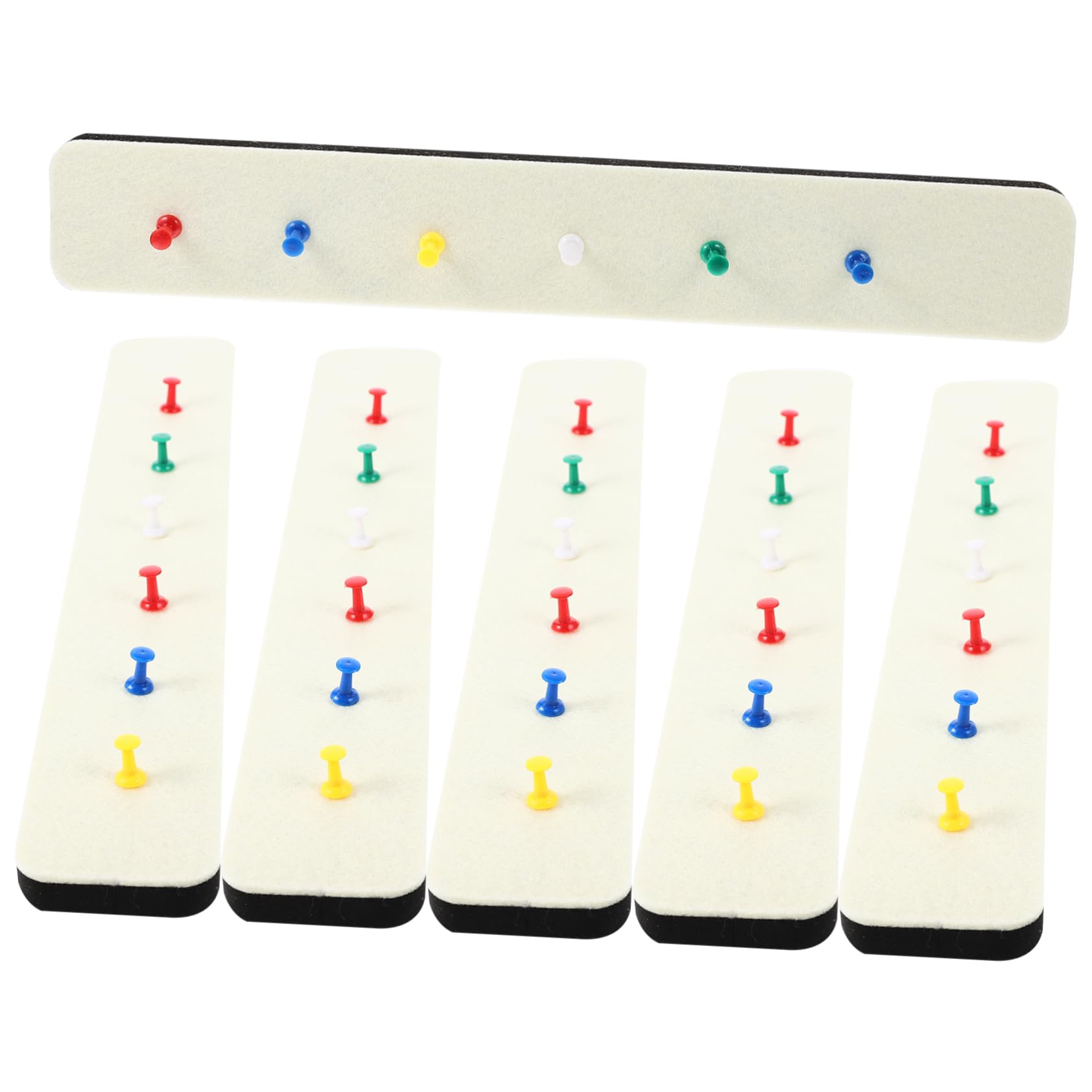 SEWACC 1 Set Self Adhesive Felt Bulletin Board Strips Wall Decoration for Home Office Easy Installation Pin Boards for Walls Practical Memo