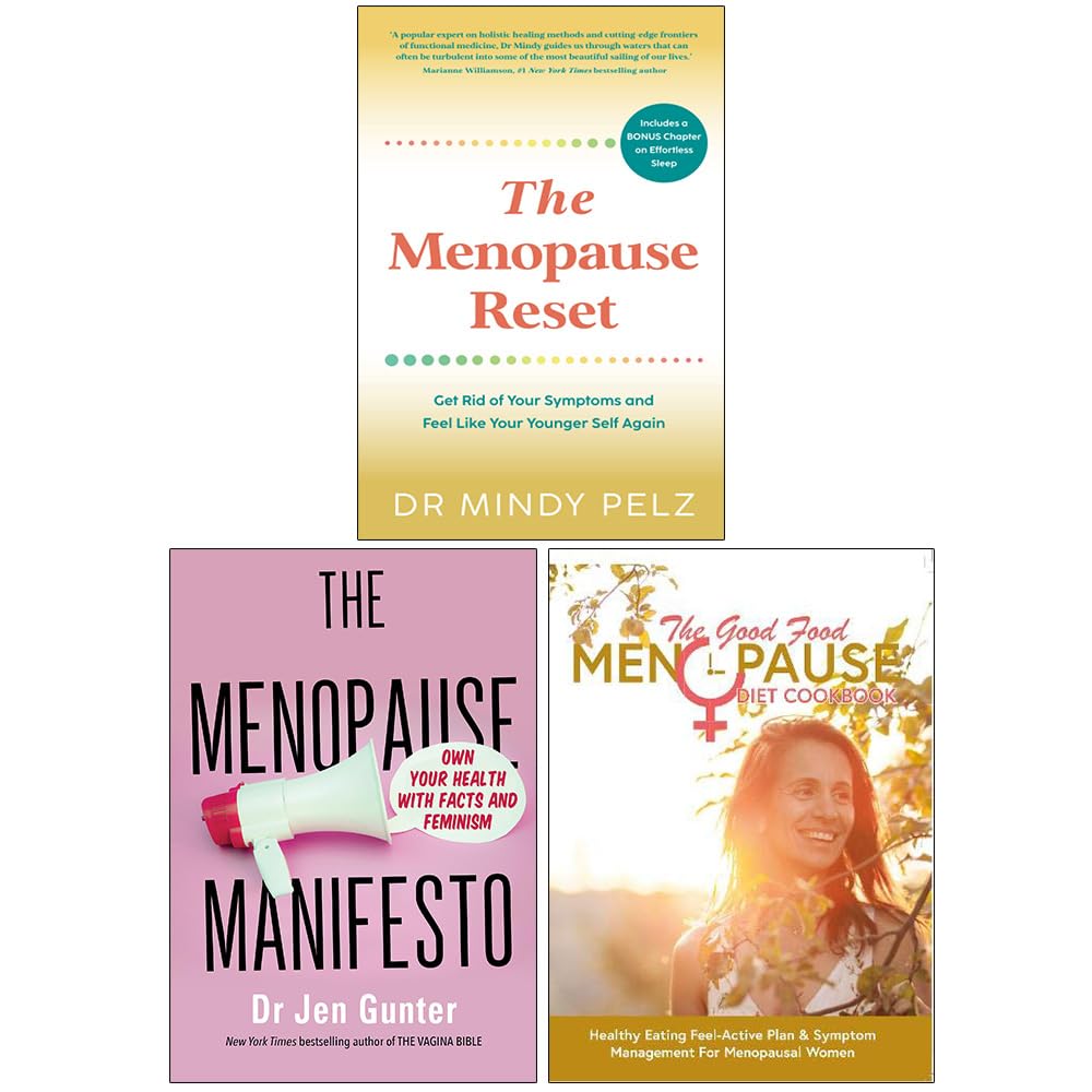 The Menopause Reset, The Menopause Manifesto & The Good Food Menopause Diet Cookbook 3 Books Collection Set Paperback – 23 July 2023