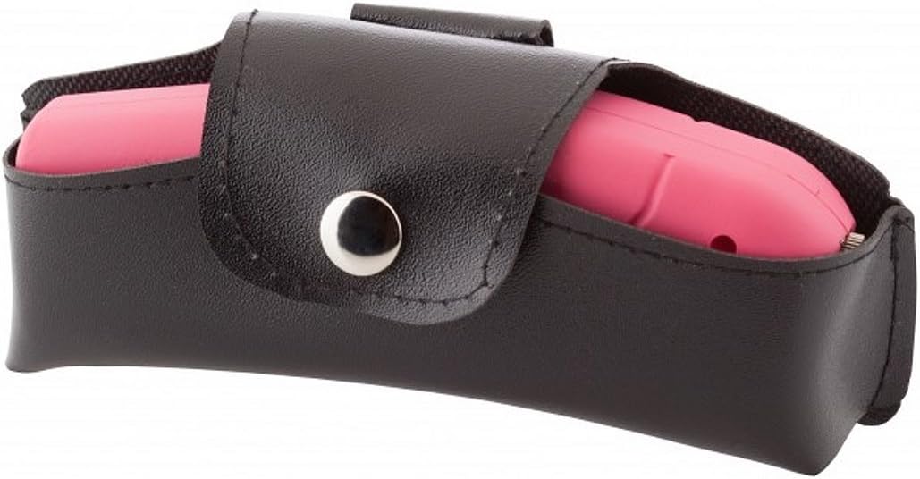 Nimrod's Wares Mace STUN Gun 2.4 Million Volts + LED Light + CASE Pink Bundle with Microfiber Cloth