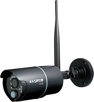 MASPRO モニター&ワイヤレスHDカメラセット【増設カメラ】WHCFHD-D WHCFHD-D(CMOSセンサー（約200万画素） 本体カラー：ホワイト