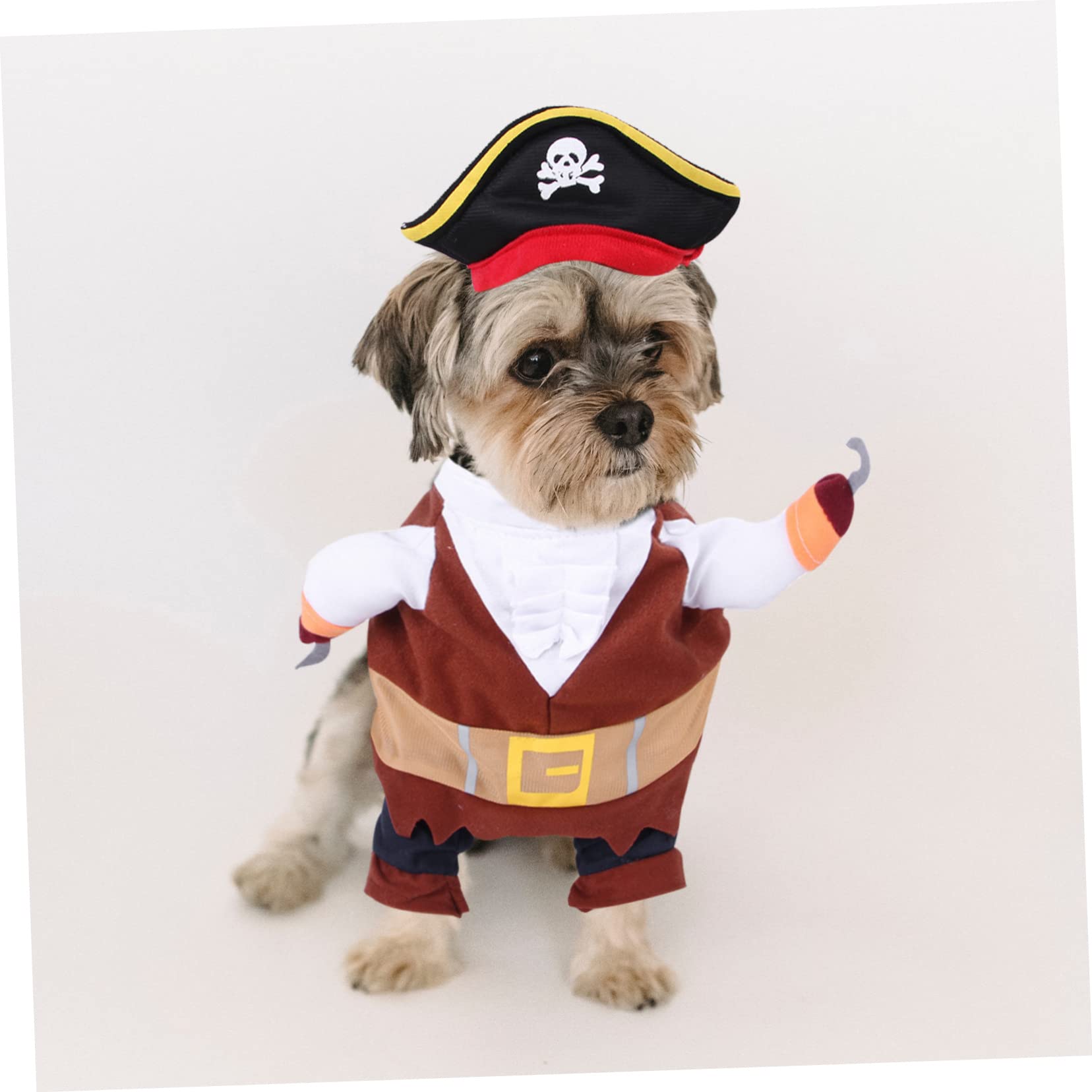 Sosoport 5 Set Costume da trasformazione per animali domestici costumi cane divertenti dog costume cappello da pirata per cane vestiti per cani comodi costume da pirata costume da cane Moda