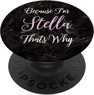 Stella Name Personalized Women Girl Cute Pink Black Gift