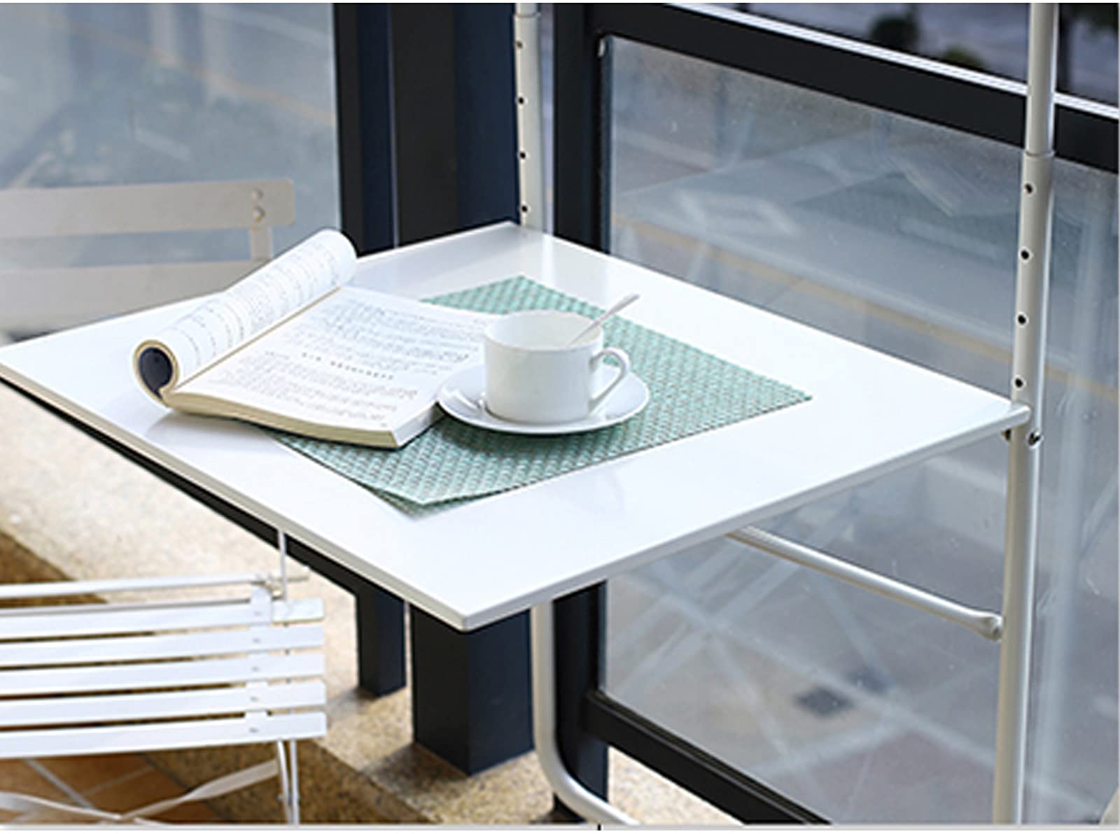 Table de salle à manger suspendue et bureau portable pliable pour jardin
