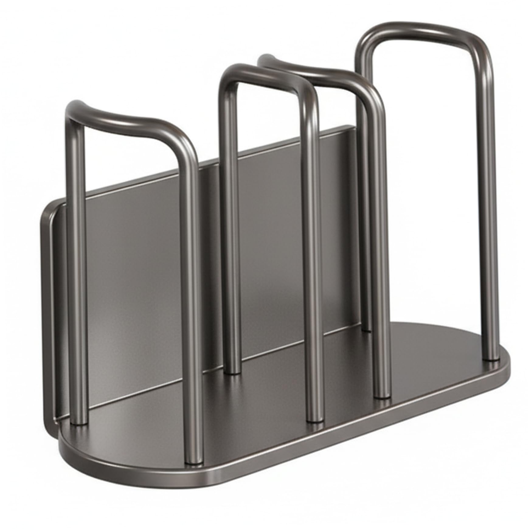 Porte-gobelet magnétique pour réfrigérateur haut de gamme fini gris pistolet