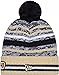 New Era Purdue Boilermakers Onfield Sport Gold Striped Cuffed College Knit Beanie Hat Pom - NCAA Cheer Cuff Knit Cap