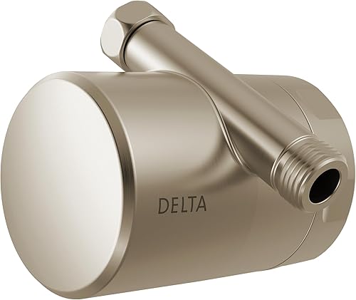 Delta Faucet Clarifi Filtro de ducha estándar con filtro, filtro de agua de ducha, filtro de cabezal de ducha, protector de níquel 7SF100-SN