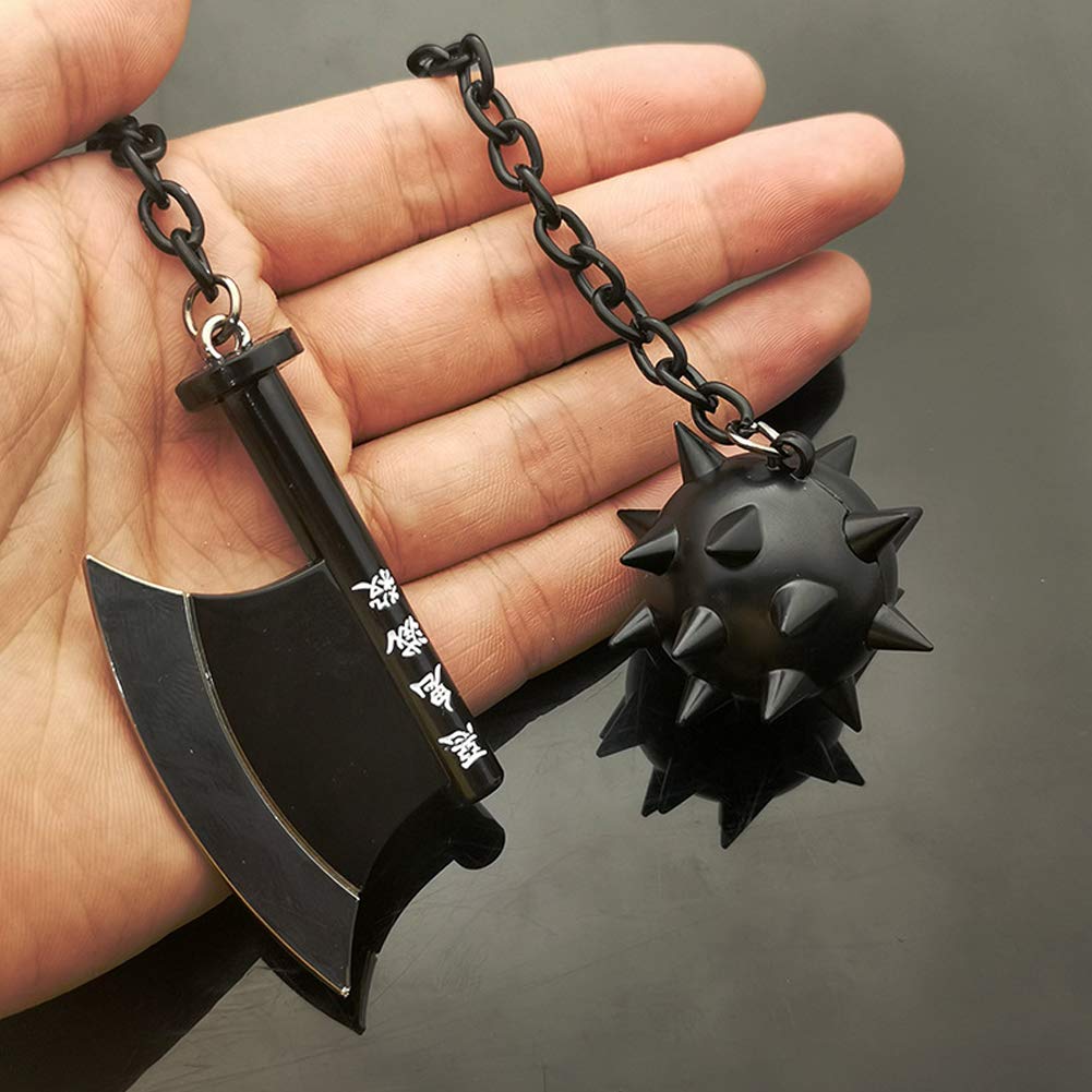 Amazon.co.jp: 悲鳴嶼 行冥 岩柱 武器 キーホルダー 可愛い バッグ