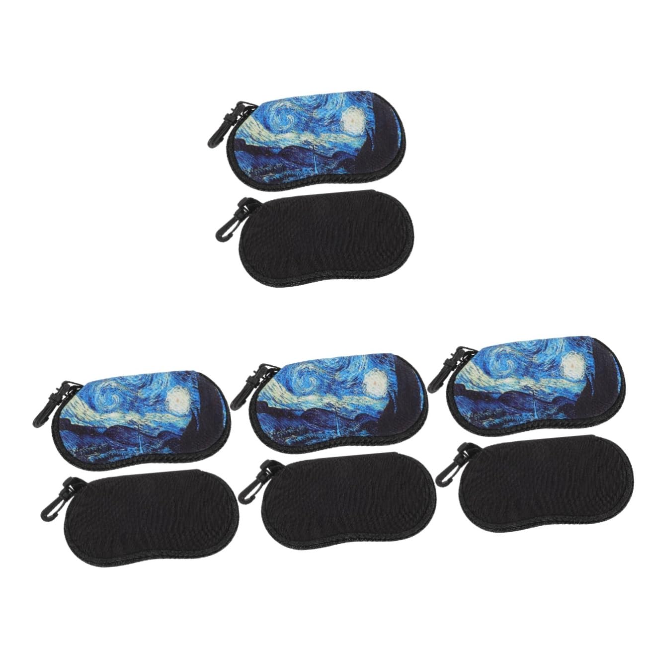 8piezas Estuche De Gafas Organizador De Funda Protectora Para Gafas y Para Hombres y Mujeres