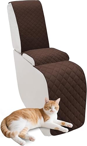 Miniatura 82 de Fundas para sofá seccional reclinable, 100% impermeables, funda para reclinable de terciopelo lavable, en forma de L, fundas para sofá reclinable