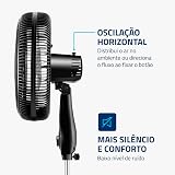 MONDIAL Ventilador de Coluna 40cm Turbo, Preto/Prata, 140W, 220V - NVT-40C-8P-B — imagem 5