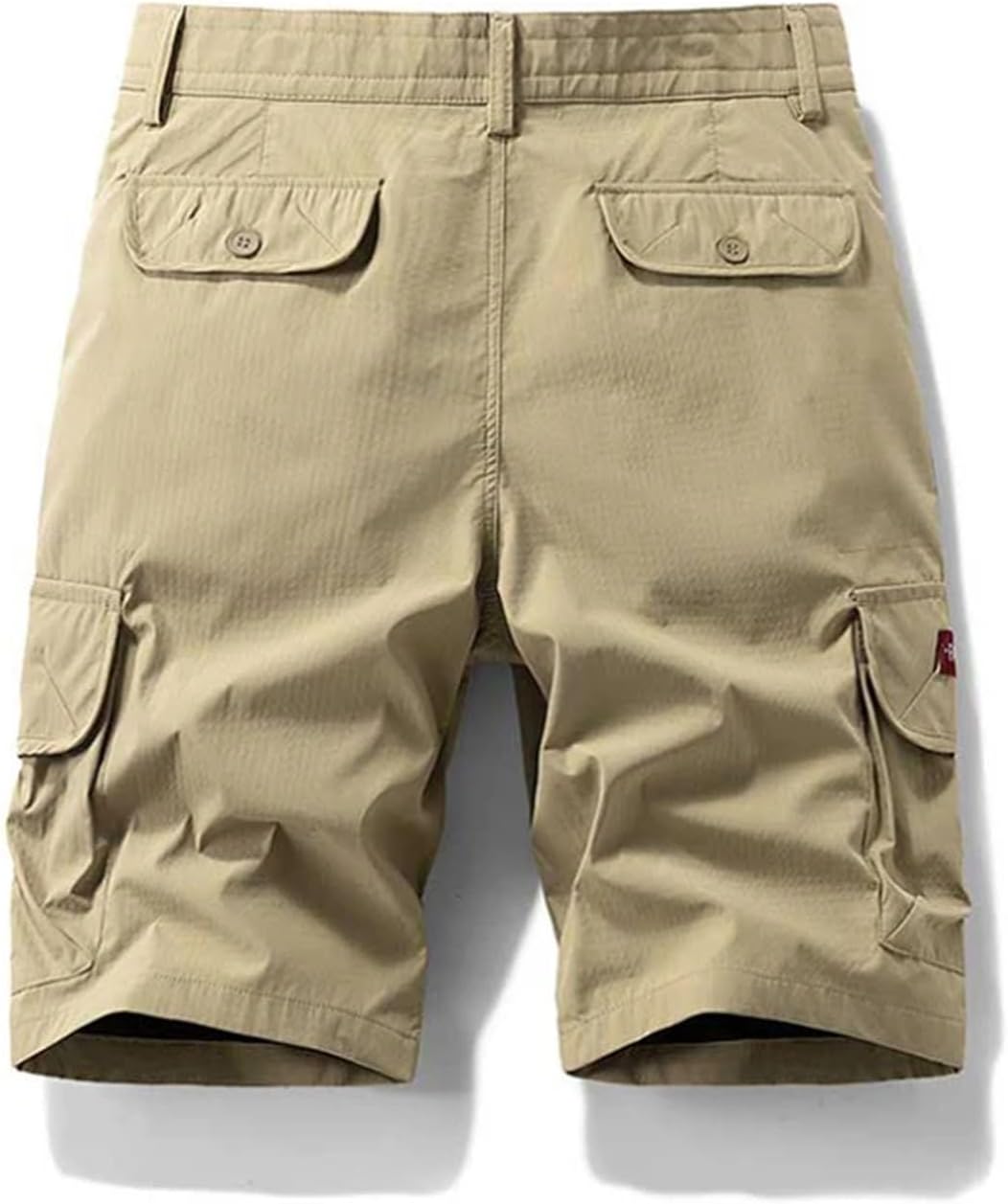 Men's Work Pants Style Outdoor Casual Loose Shorts Street Fashion Brand Button Solid Pants