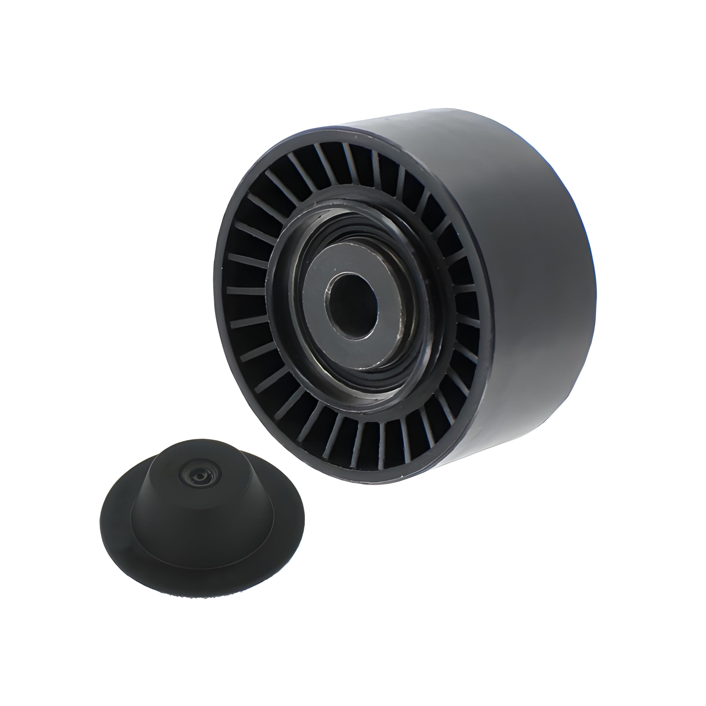 Aux Belt Idler Pulley fits NISSAN QASHQAI J10, J11 1.2 1.6D 2.0D 2007 on Guide
