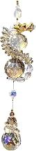 RELIGHT Sun Catcher with Stand, Rising Dragon Crystal Glass, Feng Shui, Interior Decoration (Gold)