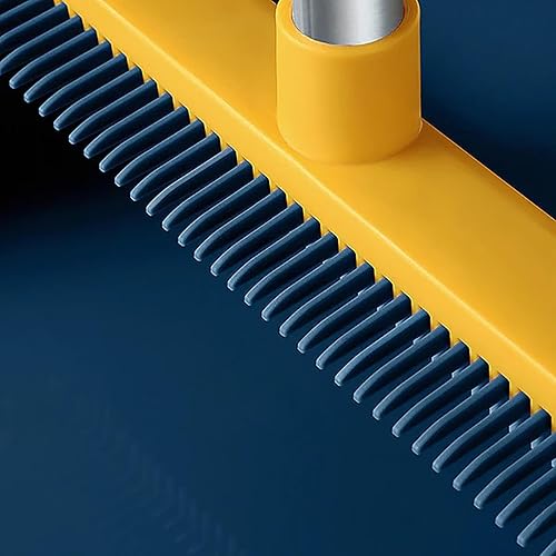 Miniatura 6 de Juego de escoba y recogedor con escoba de mango largo de 34.5 pulgadas, escoba de vestíbulo vertical y recogedor, escoba interior con recogedor para