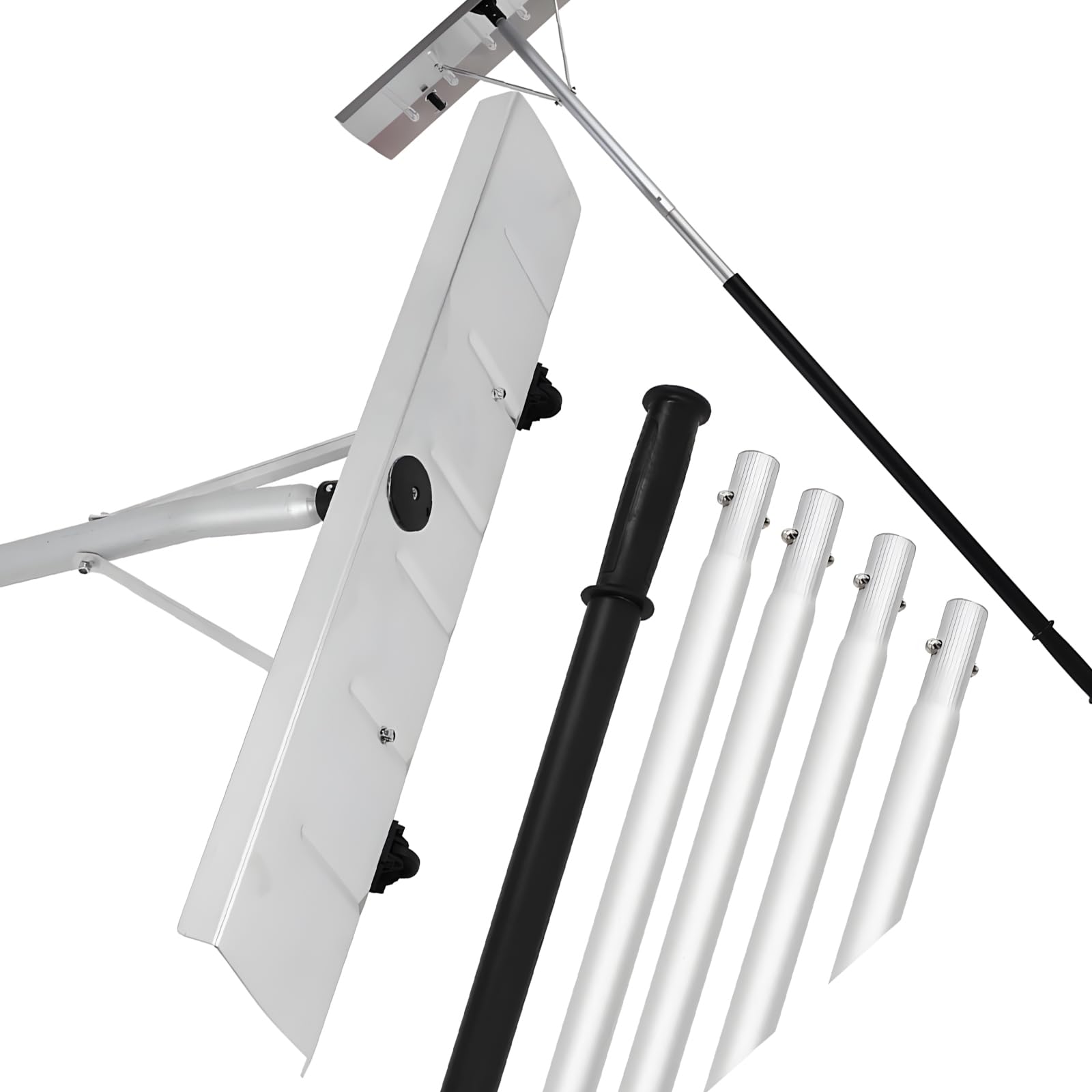 Hsioluted D Roof Snow With Etachable For Safe Removal From Groun Extendable Roof Snow Removal Evice With Rubber Guide