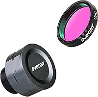 Vista 6 de Cámara de telescopio SVBONY SV105, cámara de astrofotografía de color CMOS IMX307 USB3.0 de 1.25" con ocular electrónico para telescopio, adecuada