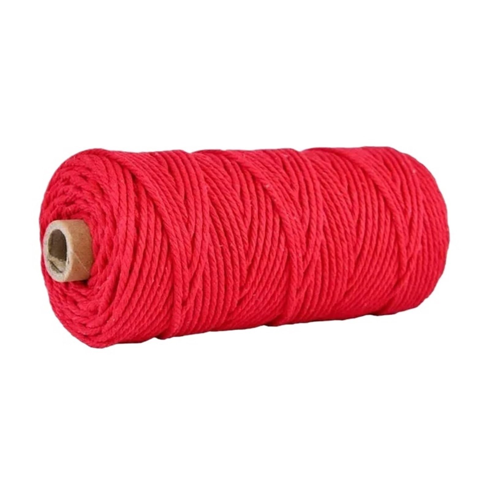 Cotton Macrame Cord 100M/Roll 3.0mm Colored Macrame Cotton Cord Colorful Twine String Rope Craft for Knitting Home Textile(Color13)