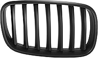 Vista 3 de X AUTOHAUX Par de coche parrilla delantera negro mate ABS plástico capó riñón rejilla para BMW X5 X6 E70 E71 2007-2013 4 puertas