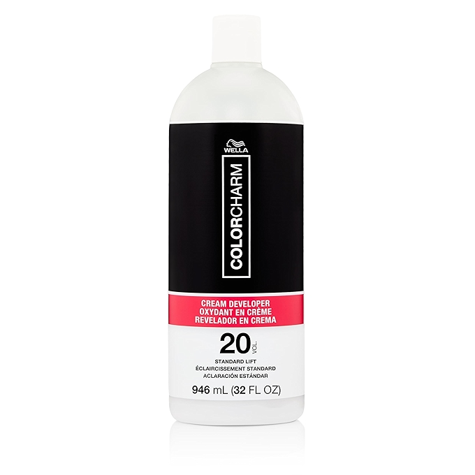 COLORCHARM乳霜染发剂 20体积 高清灰色遮盖多维色彩 鲜亮自然