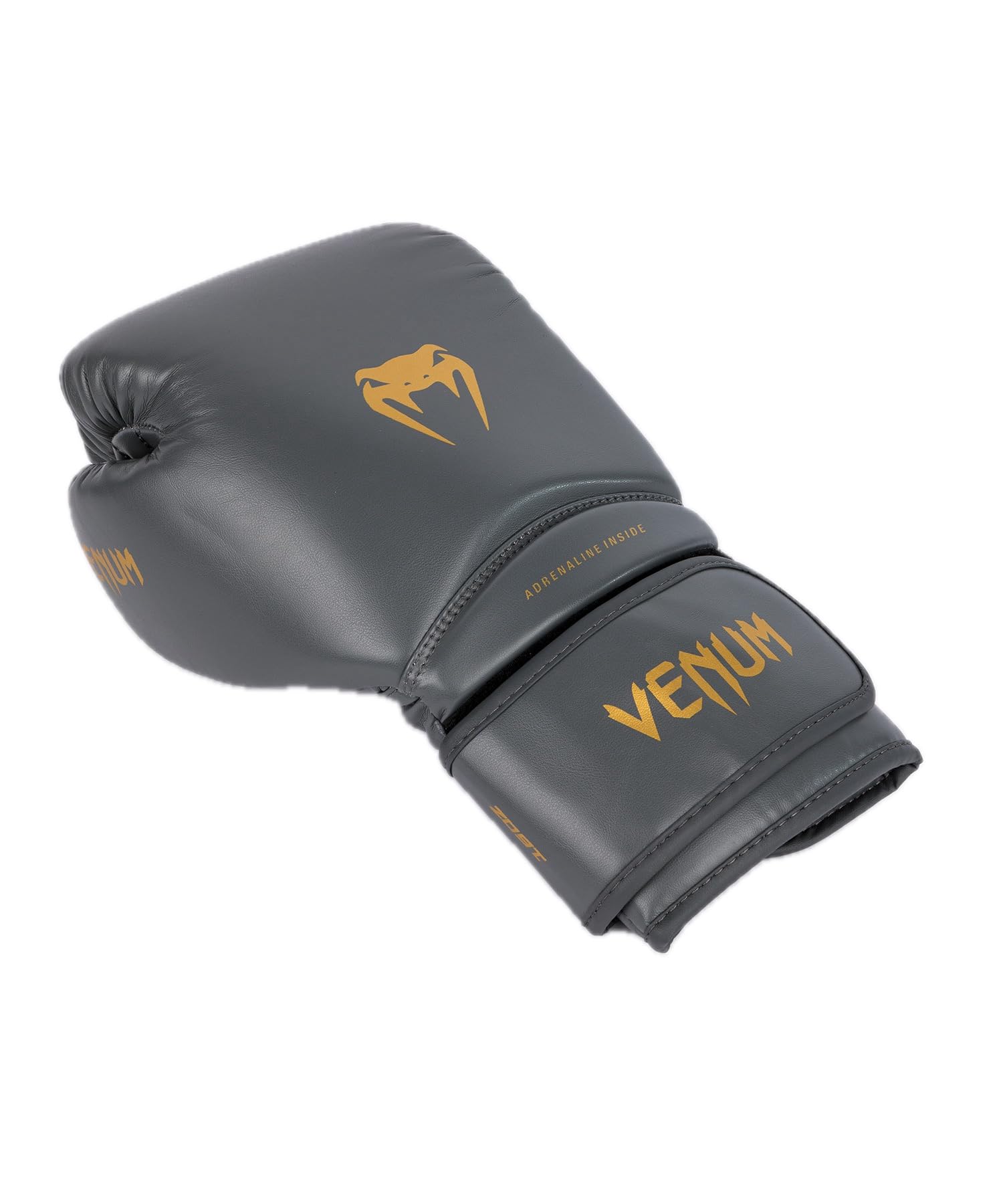 Venum, Contender 1.5 Boxing Gloves, Unisex Adult, 12 Oz, Grey/Gold - Image 3