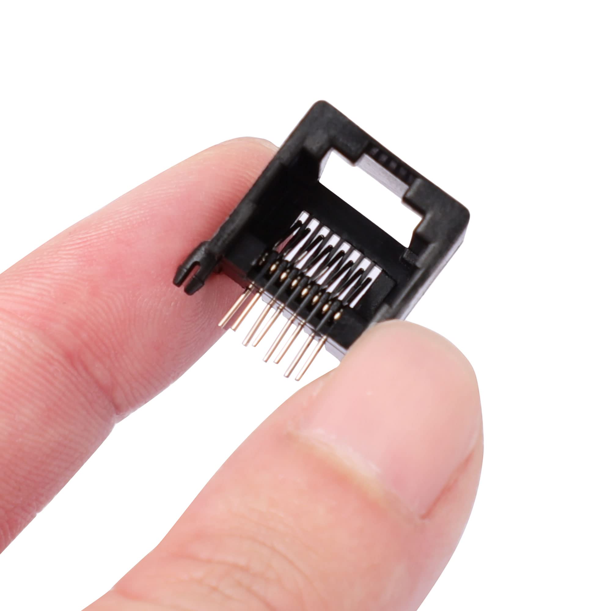 10 pièces/lot RJ45 8P8C ordinateur réseau Internet PCB prise Jack  13