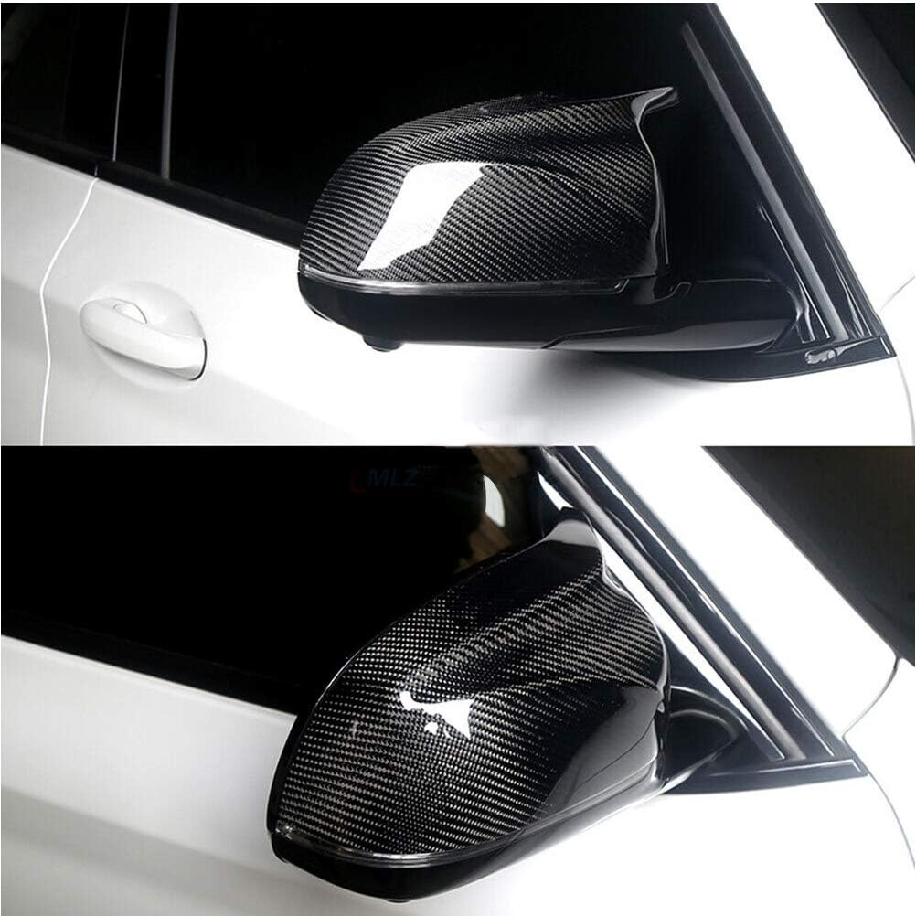 Carbon Fiber Mirror Covers Caps for BMW X3 G01 X4 G02 X5 G05 X6 G06 X7 G07 xDrive20i xDrive30i M40i SUV 2018-2022 2PCS Side Replacement Mirror Cover Cap Factory Outlet (Style A)