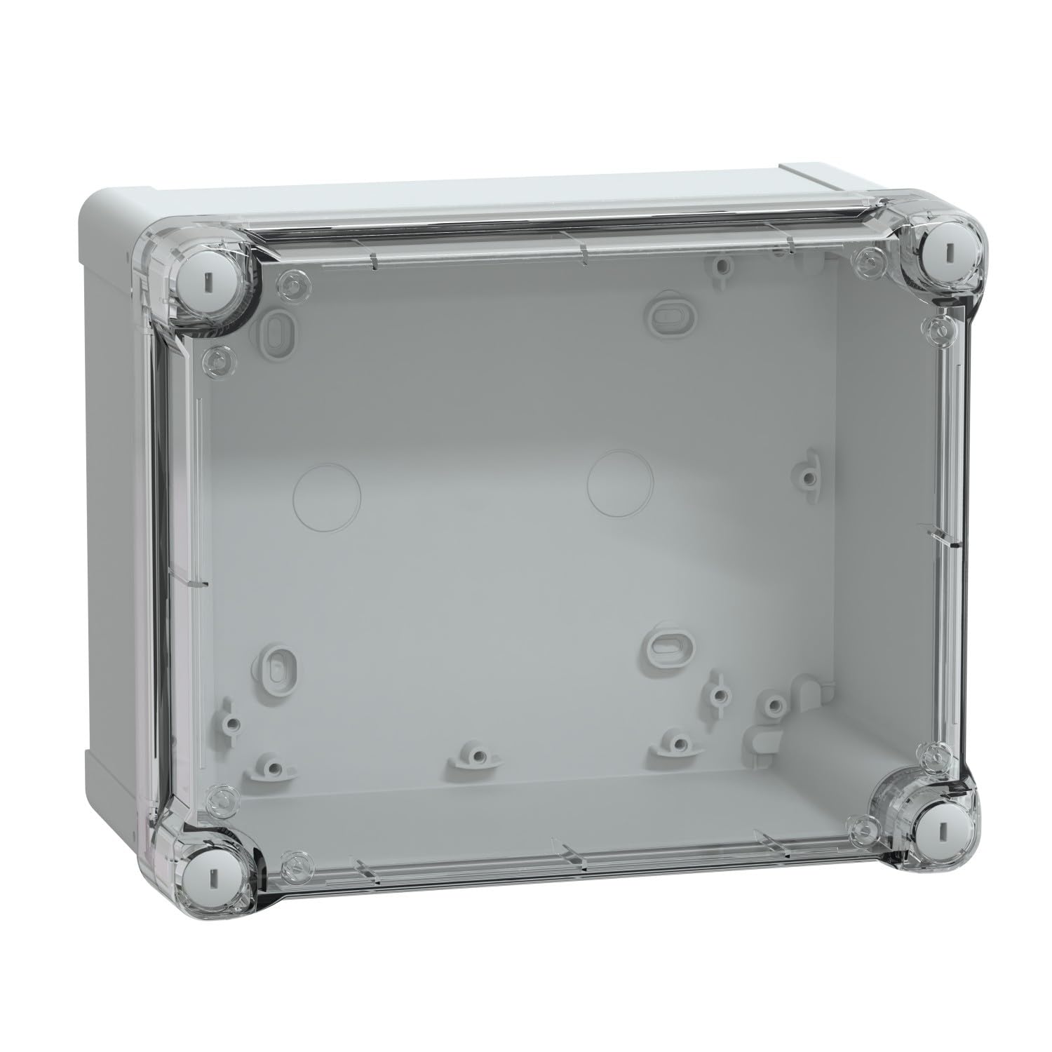 Boîtier ABS étanche 241x192x128 coffret dérivation industriel gris