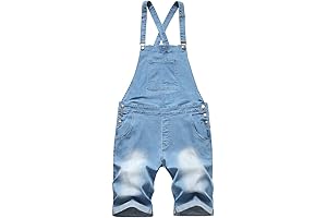 Men's Denim Bib Overalls - Durable & Stylish Jumpsuit for Casual Outings